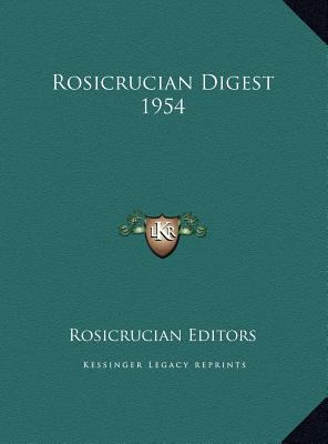 Rosicrucian Digest 1954 1169797598 Book Cover