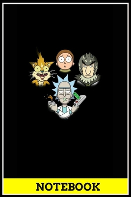 Rich and Morty notebook - best gift for Rich and Morty lovers: 6x9 inch, 120 pages, blank line, notepad, journal, Rich and Morty notebook, Rich and Morty office supplies