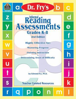 Informal Reading Assessments by Dr. Fry 0743930746 Book Cover