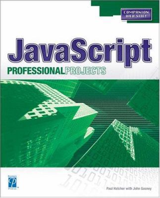 JavaScript Professional Projects 1592000134 Book Cover