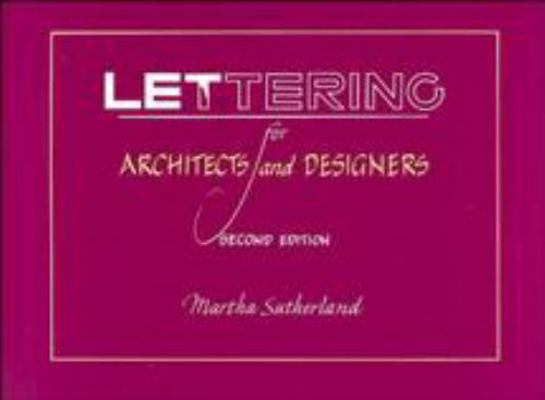 Lettering for Architects and Designers 0471289558 Book Cover
