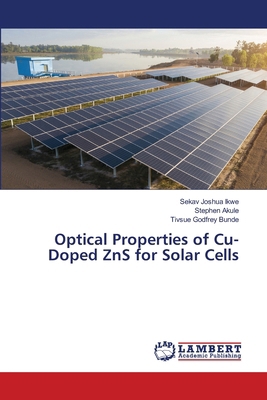 Optical Properties of Cu-Doped ZnS for Solar Cells 6208065186 Book Cover