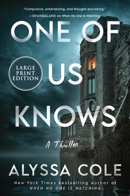 One of Us Knows: A Thriller [Large Print] 0063267411 Book Cover