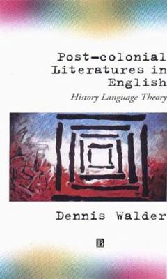 Post-Colonial Literatures in English 0631194924 Book Cover