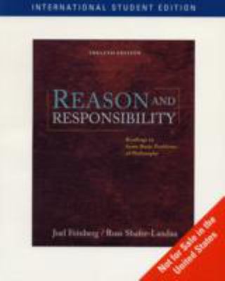 Reason and Responsibility 0534625576 Book Cover