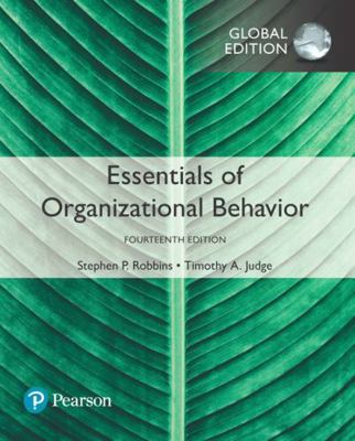 Essentials of Organizational Behavior, Global E... 1292221410 Book Cover