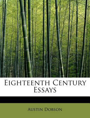 Eighteenth Century Essays 1241257442 Book Cover