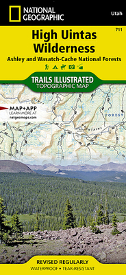 High Uintas Wilderness Map [Ashley and Wasatch-... 1566953715 Book Cover