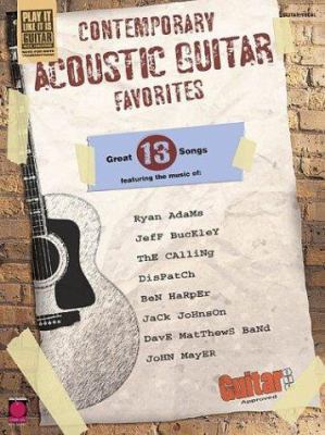 Contemporary Acoustic Guitar Favorites 1575606399 Book Cover