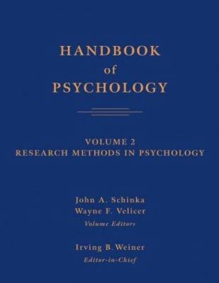 Handbook of Psychology, Research Methods in Psy... 0471666653 Book Cover