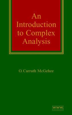 Complex Analysis 047133233X Book Cover