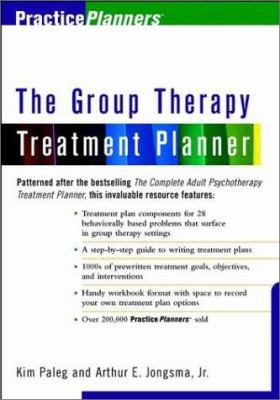 The Group Therapy Treatment Planner 047125469X Book Cover