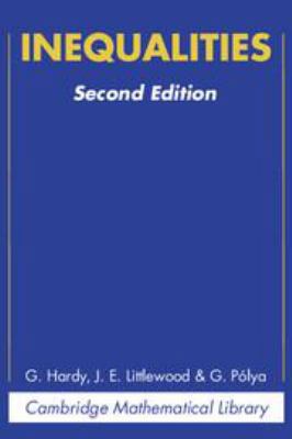 Inequalities (Cambridge Mathematical Library) 0521052068 Book Cover