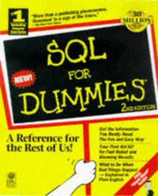 SQL for Dummies 0764501054 Book Cover