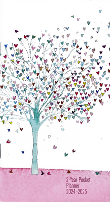 2024-25 Tree of Hearts 2-Year Pocket Planner 1441339981 Book Cover