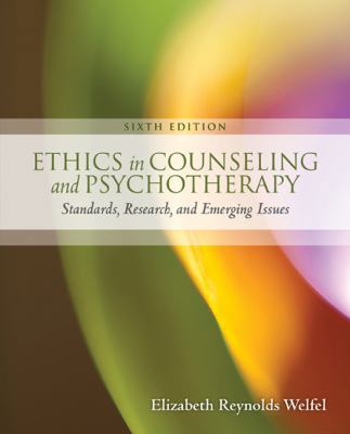 Ethics in Counseling and Psychotherapy 1305089723 Book Cover