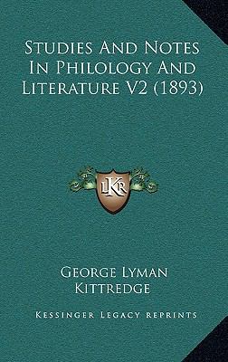 Studies and Notes in Philology and Literature V... 116473170X Book Cover