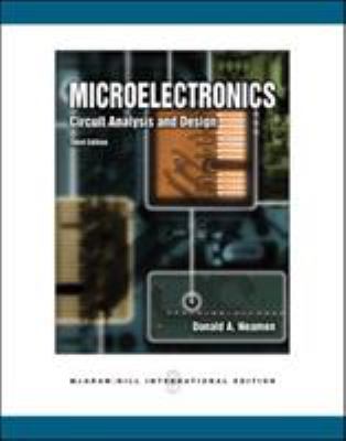 Microelectronics: Circuit Analysis and Design 0071254439 Book Cover