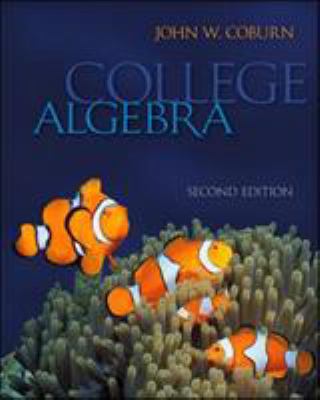 College Algebra 0077276493 Book Cover