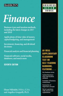 Finance 1438010362 Book Cover