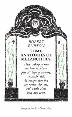 Great Ideas Some Anatomies Of Melancholy 0141036788 Book Cover