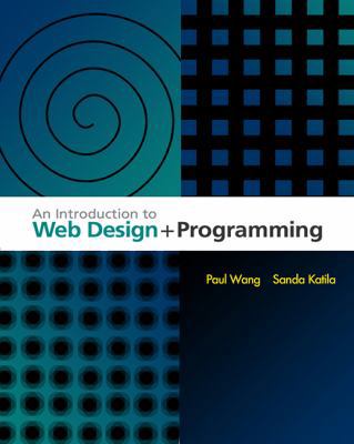 An Introduction to Web Design and Programming 0534395287 Book Cover