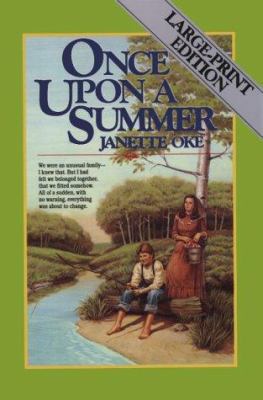 Once Upon a Summer [Large Print] 0871239817 Book Cover