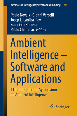 Ambient Intelligence - Software and Application... 3030583554 Book Cover
