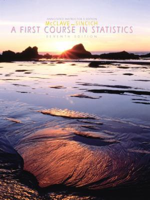A First Course in Statistics (7th Edition) B001FJK5EG Book Cover