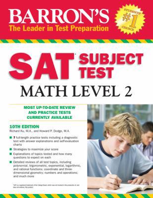 Barron's SAT Subject Test Math Level 2 1438000316 Book Cover