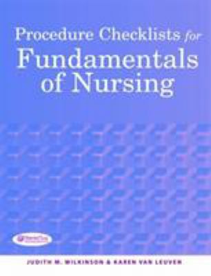 Procedure Checklists for Fundamentals of Nursing 080361473X Book Cover