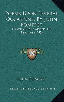 Poems Upon Several Occasions, By John Pomfret: ... 1166223515 Book Cover