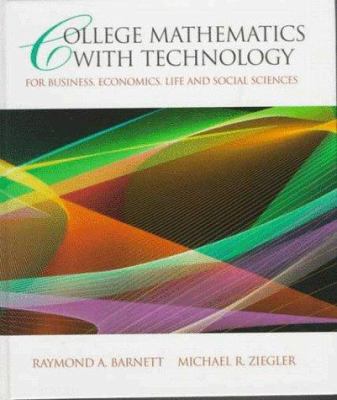 College Mathematics with Technology 0135703913 Book Cover