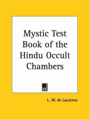 Mystic Test Book of the Hindu Occult Chambers 1564599205 Book Cover