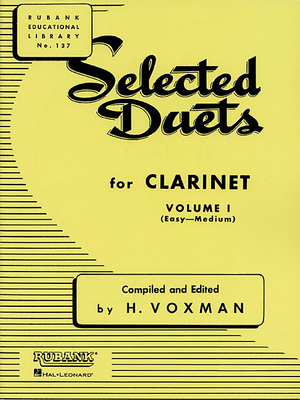 Selected Duets for Clarinet: Volume 1 - Easy to... 1423445325 Book Cover