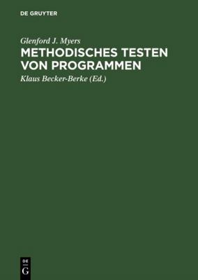Methodisches Testen von Programmen [German] 3486256343 Book Cover