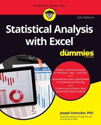Statistical Analysis with Excel for Dummies 1119844541 Book Cover