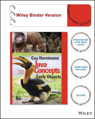 Java Concepts, Binder Ready Version: Early Objects 1119056454 Book Cover