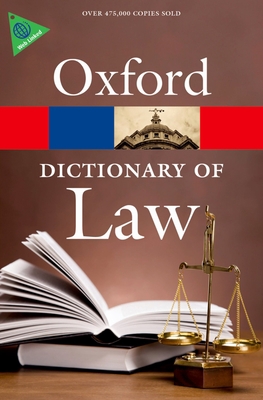 A Dictionary of Law (Oxford Quick Reference) 0199669864 Book Cover