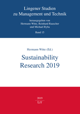 Sustainability Research 2019 3643912595 Book Cover