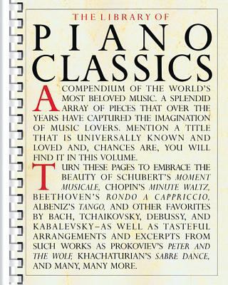 Library of Piano Classics: Piano Solo 0825611113 Book Cover