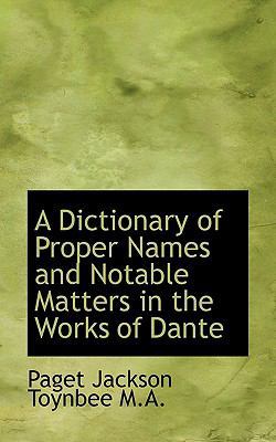 A Dictionary of Proper Names and Notable Matter... 1116804980 Book Cover