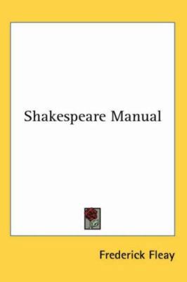 Shakespeare Manual 1417971827 Book Cover