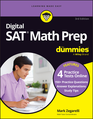 Digital SAT Math Prep for Dummies: Book + 4 Pra... 1394207387 Book Cover