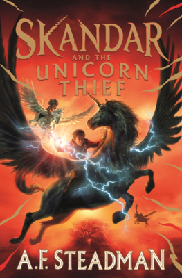 Skandar and the Unicorn Thief B0GN6V245X Book Cover