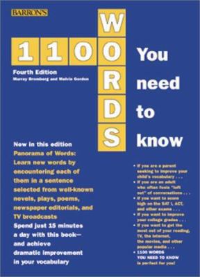1100 Words You Need to Know 0764113658 Book Cover