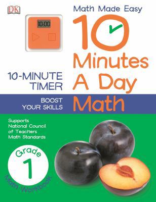 10 Minutes a Day: Math, First Grade: Supports N... 1465417168 Book Cover