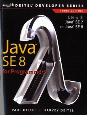 Java SE 8 for Programmers (Deitel Developer) 0133891380 Book Cover
