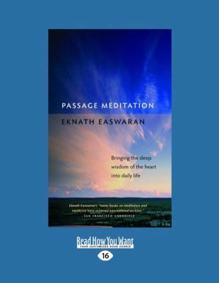 Passage Meditation: Bringing the Deep Wisdom of... [Large Print] 1458778606 Book Cover