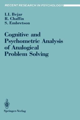 Cognitive and Psychometric Analysis of Analogic... 0387973214 Book Cover